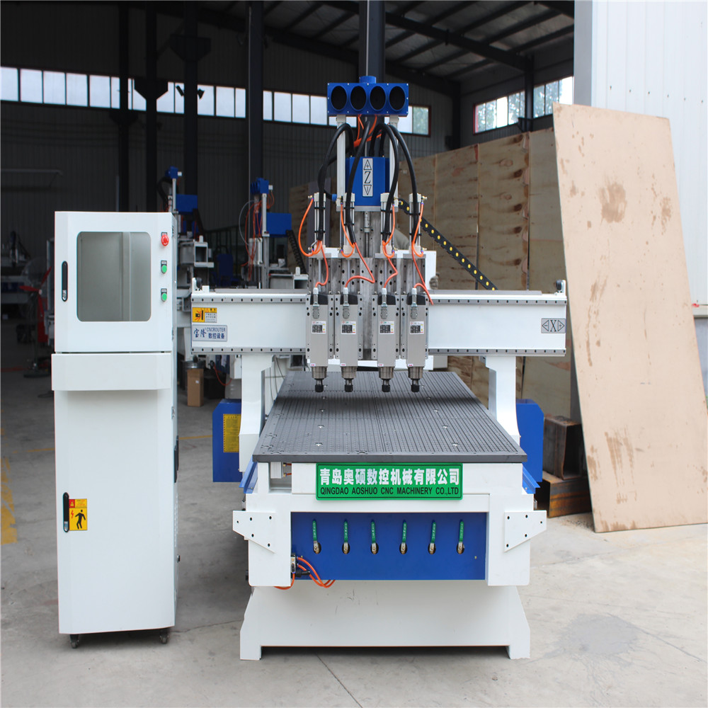 Four heads CNC Router Machine