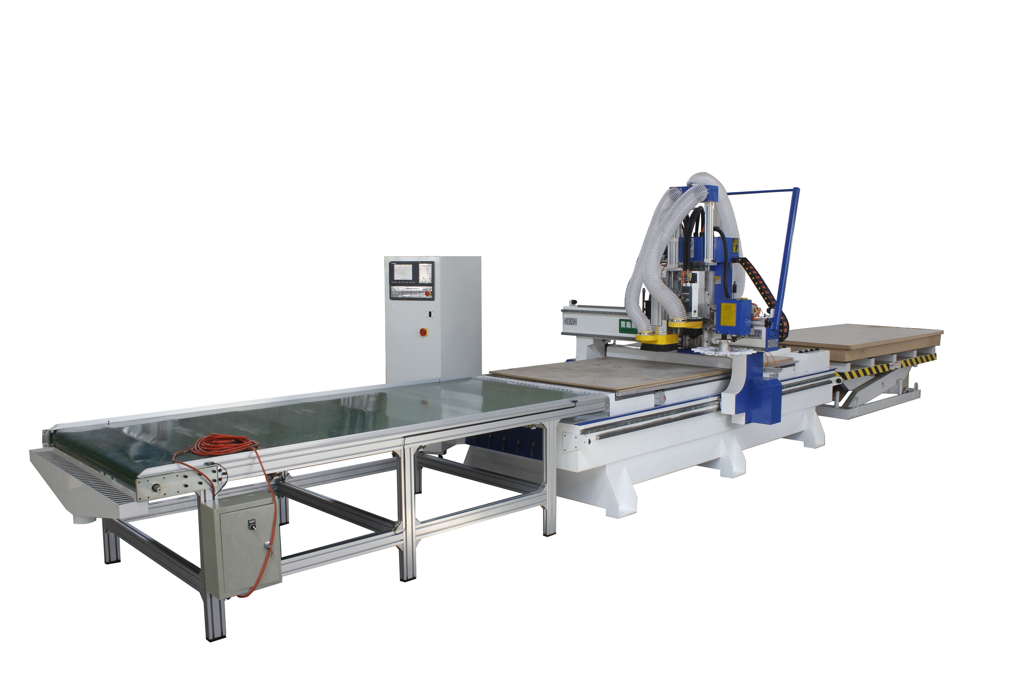 Loading and unloading ATC CNC Router Machine
